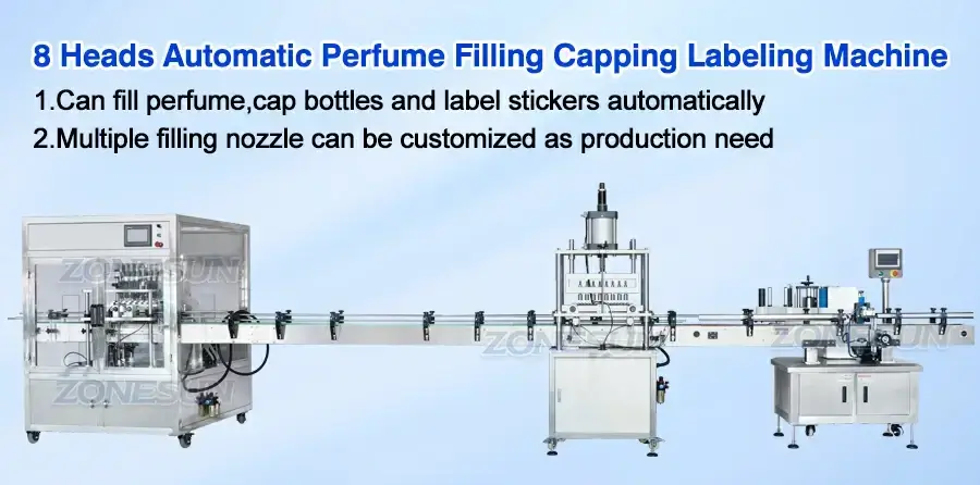 Vacuum Perfume Filling Line-ZONESUN TECHNOLOGY LIMITED