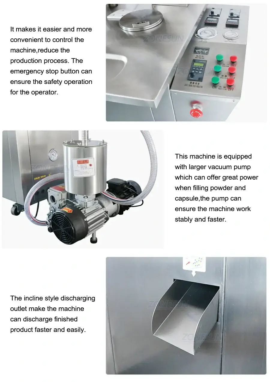 Automatic Capsule Filling Machine-ZONESUN TECHNOLOGY LIMITED