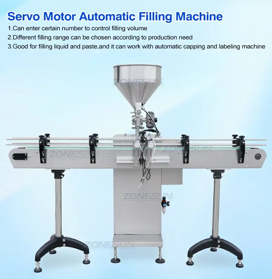 Servo Motor Automatic Filling Machine-ZONESUN TECHNOLOGY LIMITED