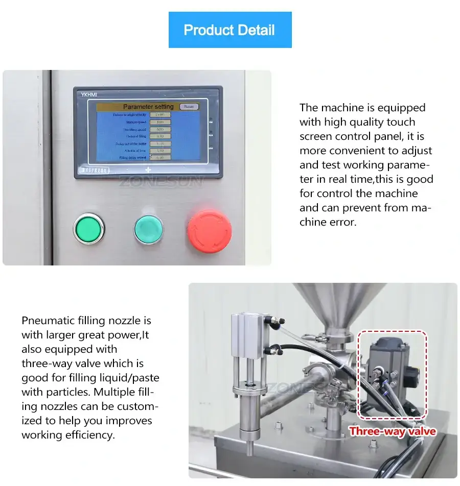 Servo Motor Automatic Filling Machine-ZONESUN TECHNOLOGY LIMITED