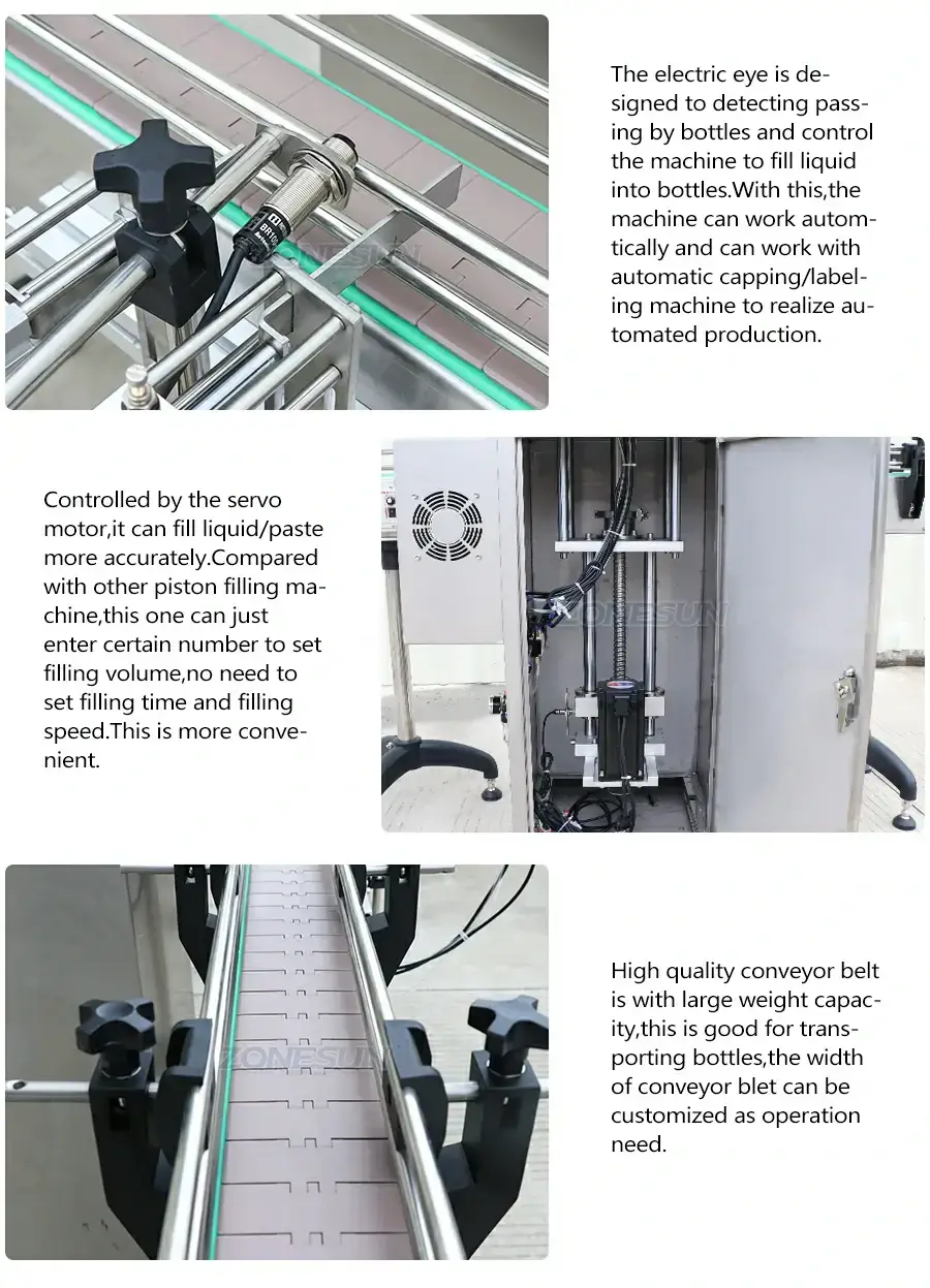Servo Motor Automatic Filling Machine-ZONESUN TECHNOLOGY LIMITED
