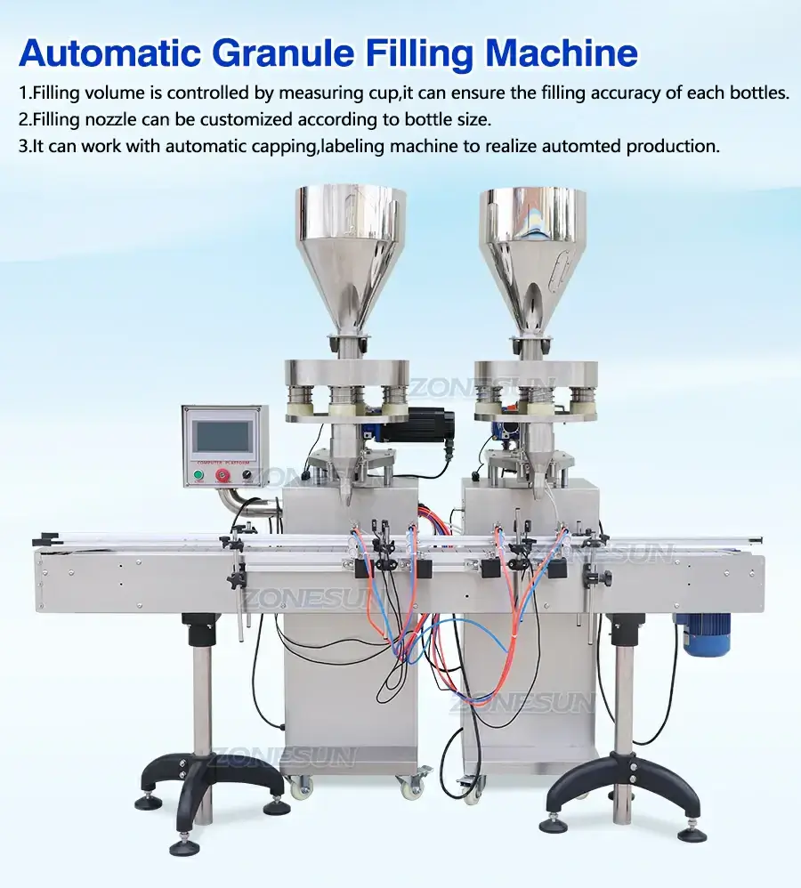 Granule Filling Machine-ZONESUN TECHNOLOGY LIMITED