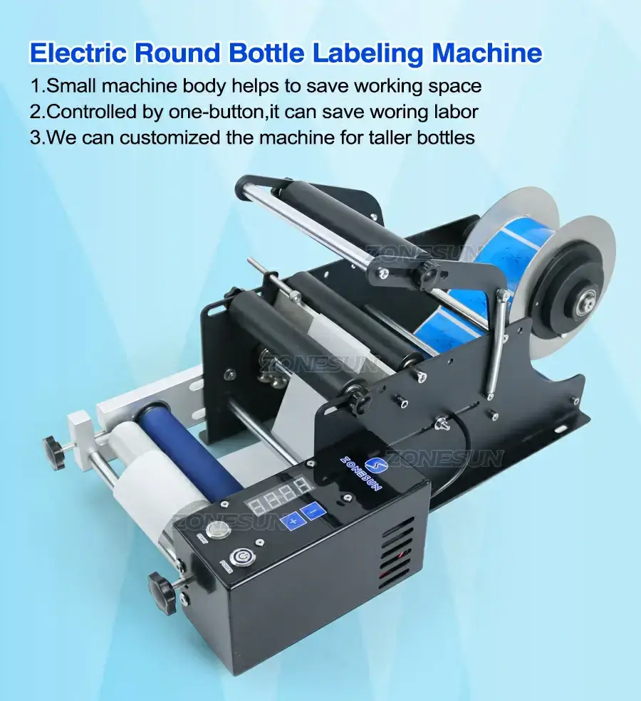 Semi Automatic Labeling Machine-ZONESUN TECHNOLOGY LIMITED