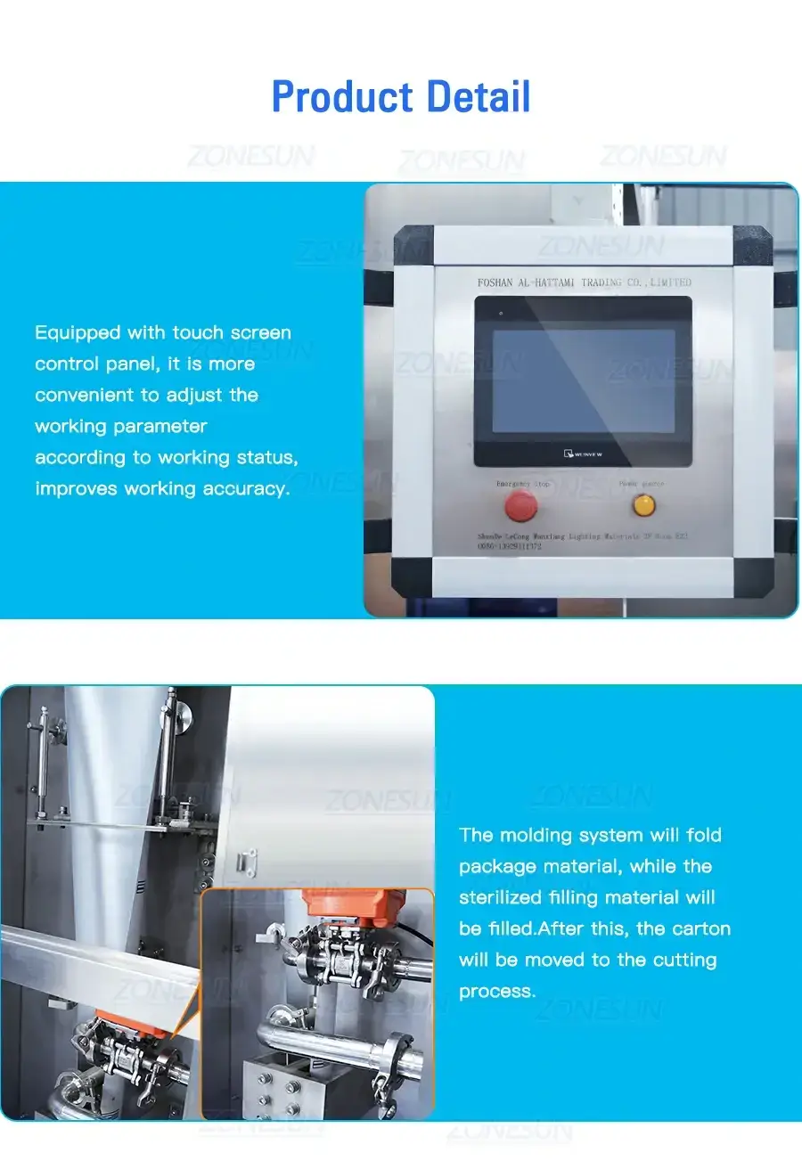 Carton Filling Sealing Machine-ZONESUN TECHNOLOGY LIMITED