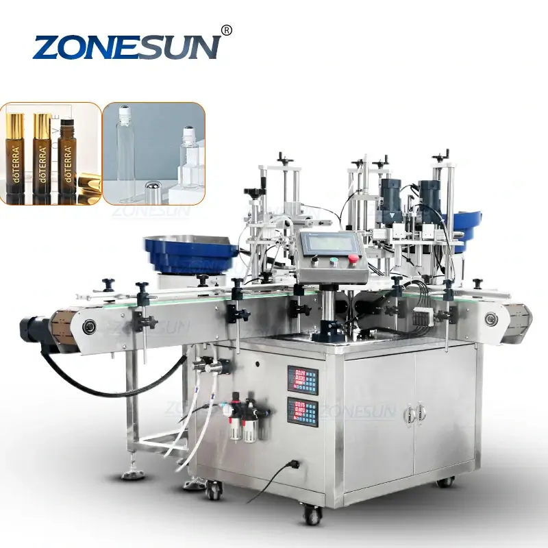 roll-on Bottles filling capping machine