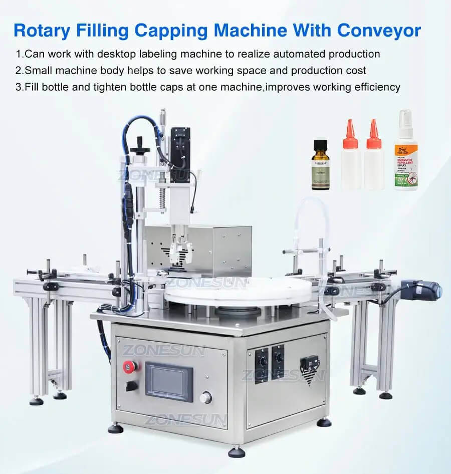 2 IN 1 Filling Capping Machine-ZONESUN TECHNOLOGY LIMITED