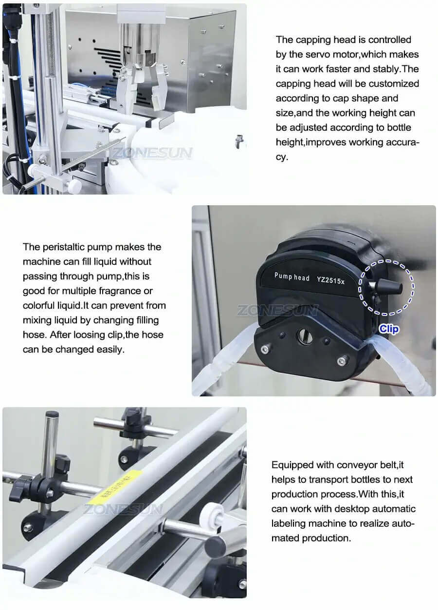 2 IN 1 Filling Capping Machine-ZONESUN TECHNOLOGY LIMITED
