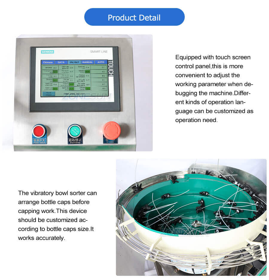 Spray Bottle Capping Machine-ZONESUN TECHNOLOGY LIMITED