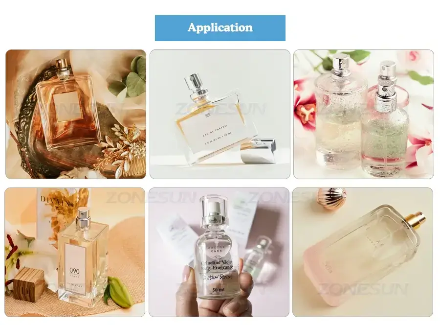 Perfume Bottle Capping Machine-ZONESUN TECHNOLOGY LIMITED