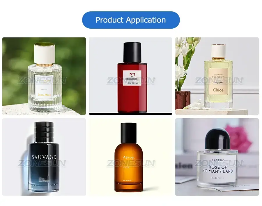 Rotary Perfume Bottle Capping Machine-ZONESUN TECHNOLOGY LIMITED