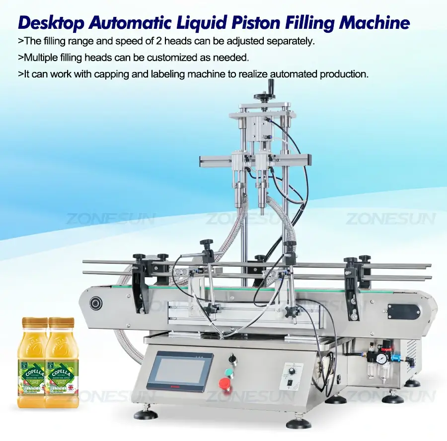 Desktop Liquid Filling Machine-ZONESUN TECHNOLOGY LIMITED