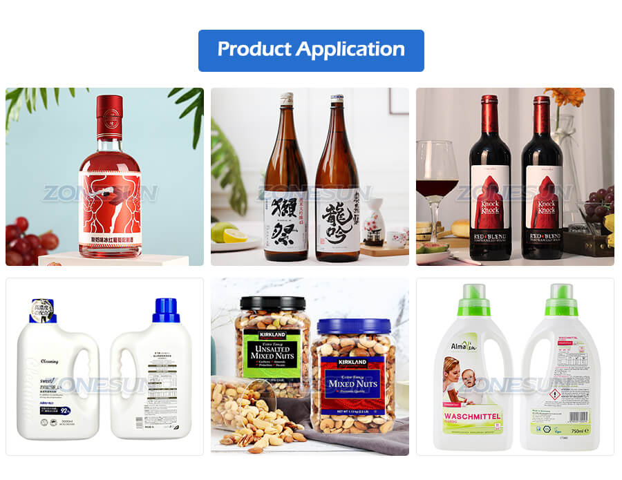Round Flat Bottle Labeling Machine-ZONESUN TECHNOLOGY LIMITED