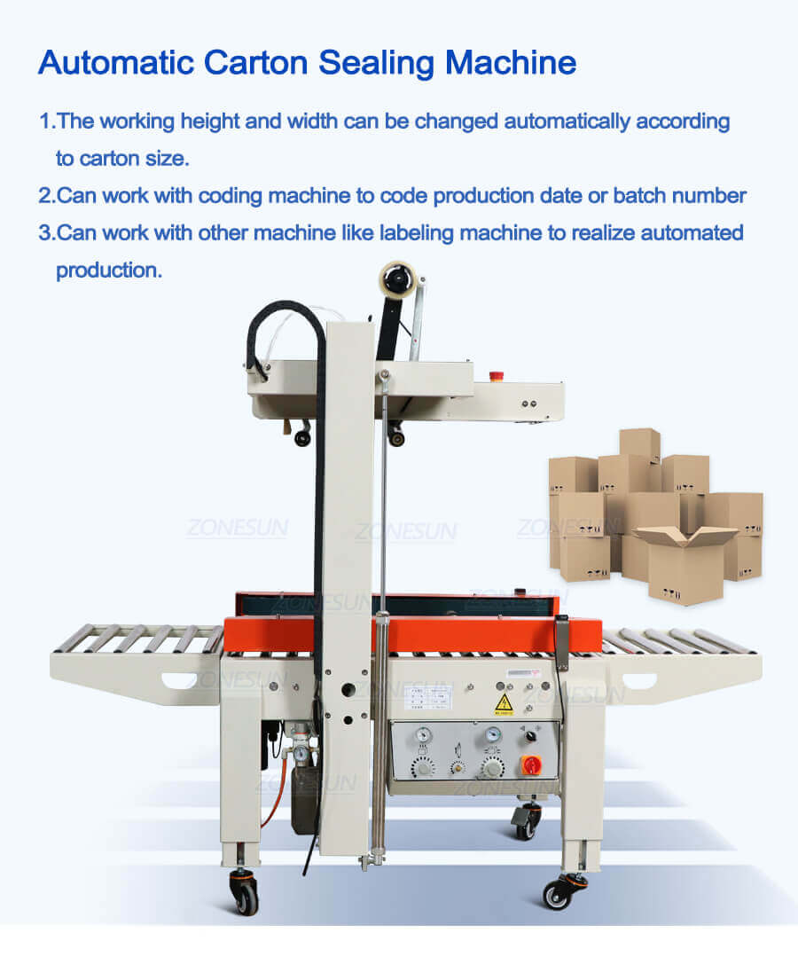 Carton Sealing Machine-ZONESUN TECHNOLOGY LIMITED