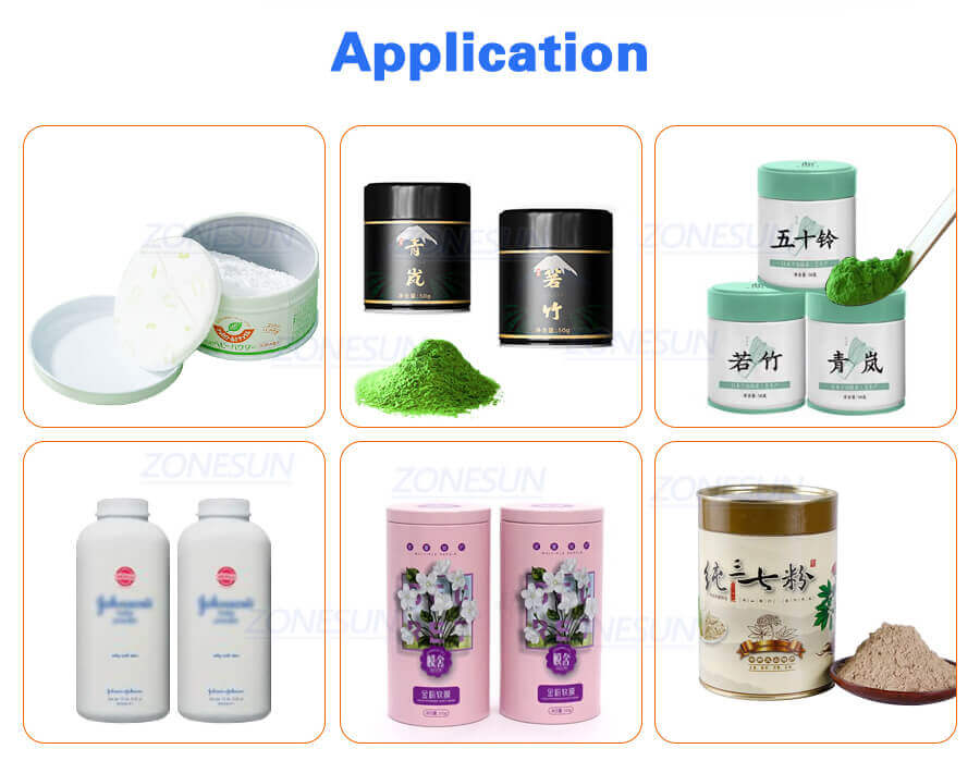 Three Head Powder Filling Machine-ZONESUN TECHNOLOGY LIMITED