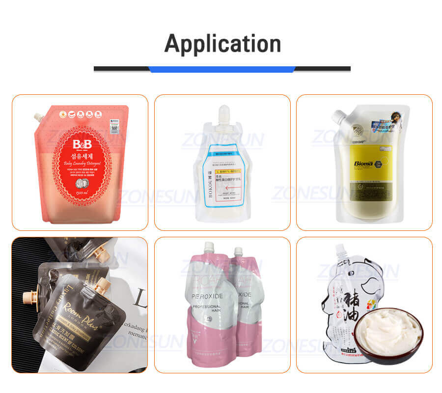 Spout Pouch Filling Capping Machine-ZONESUN TECHNOLOGY LIMITED
