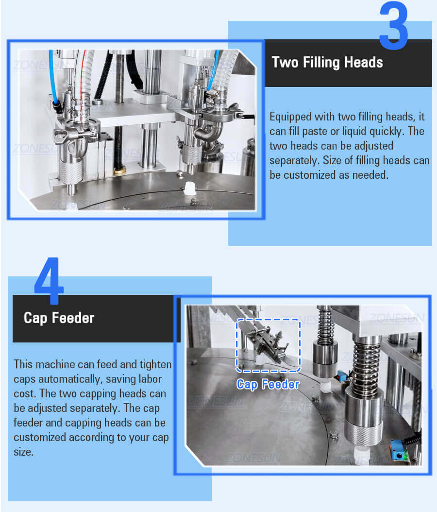 Spout Pouch Filling Capping Machine-ZONESUN TECHNOLOGY LIMITED