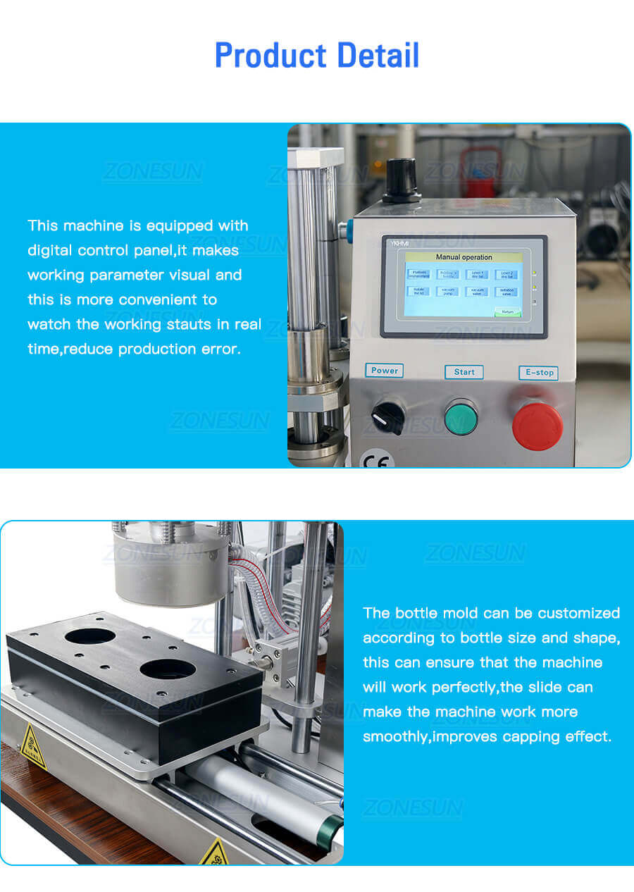 Vacuum capping machine-ZONESUN TECHNOLOGY LIMITED