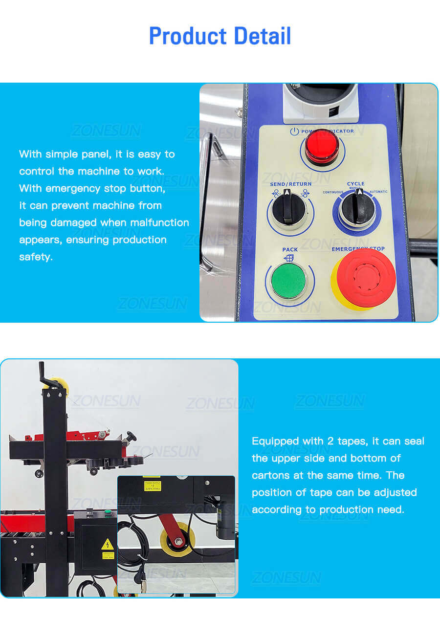 Carton Sealing Strapping Machine-ZONESUN TECHNOLOGY LIMITED