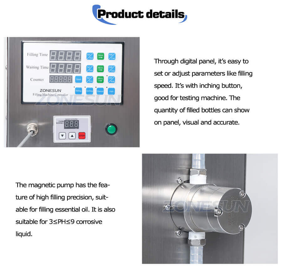 Single Head Filling Machine-ZONESUN TECHNOLOGY LIMITED