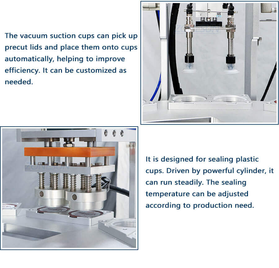 Cup Filling Sealing Machine-ZONESUN TECHNOLOGY LIMITED