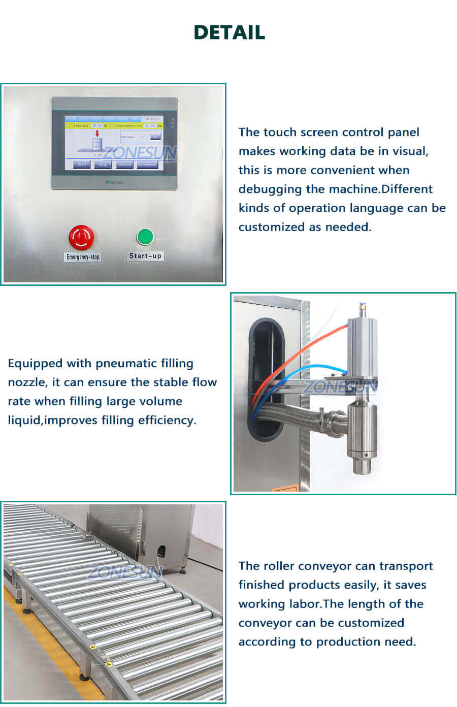 Drum Weighing Filling Machine-ZONESUN TECHNOLOGY LIMITED