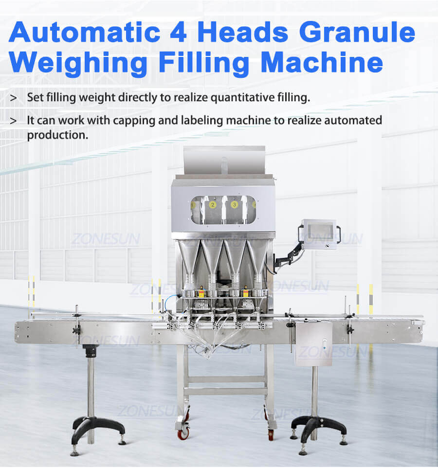 Granule Weighing Filling Machine-ZONESUN TECHNOLOGY LIMITED
