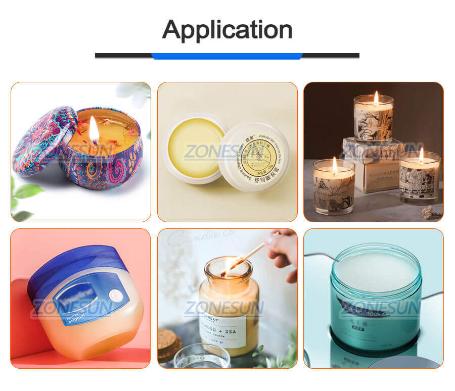 Cosmetic Heating Paste Filling Machine With Mixer-ZONESUN TECHNOLOGY LIMITED