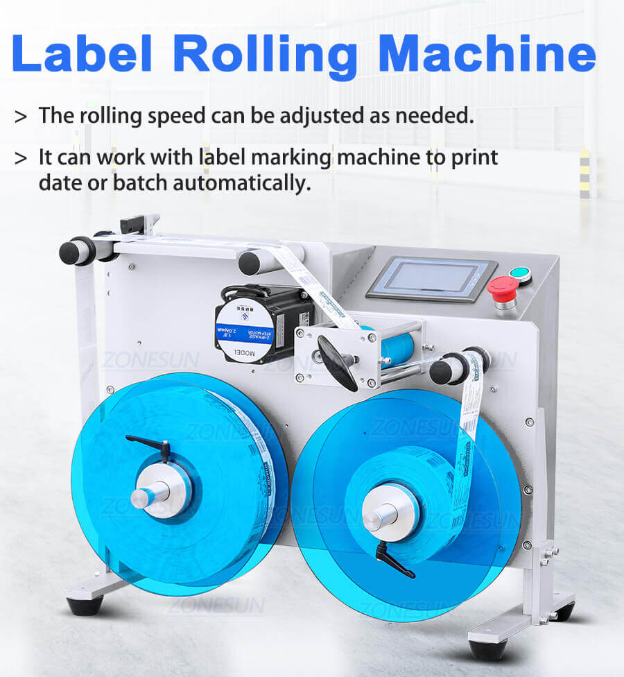 Label Rewinder machine-ZONESUN TECHNOLOGY LIMITED