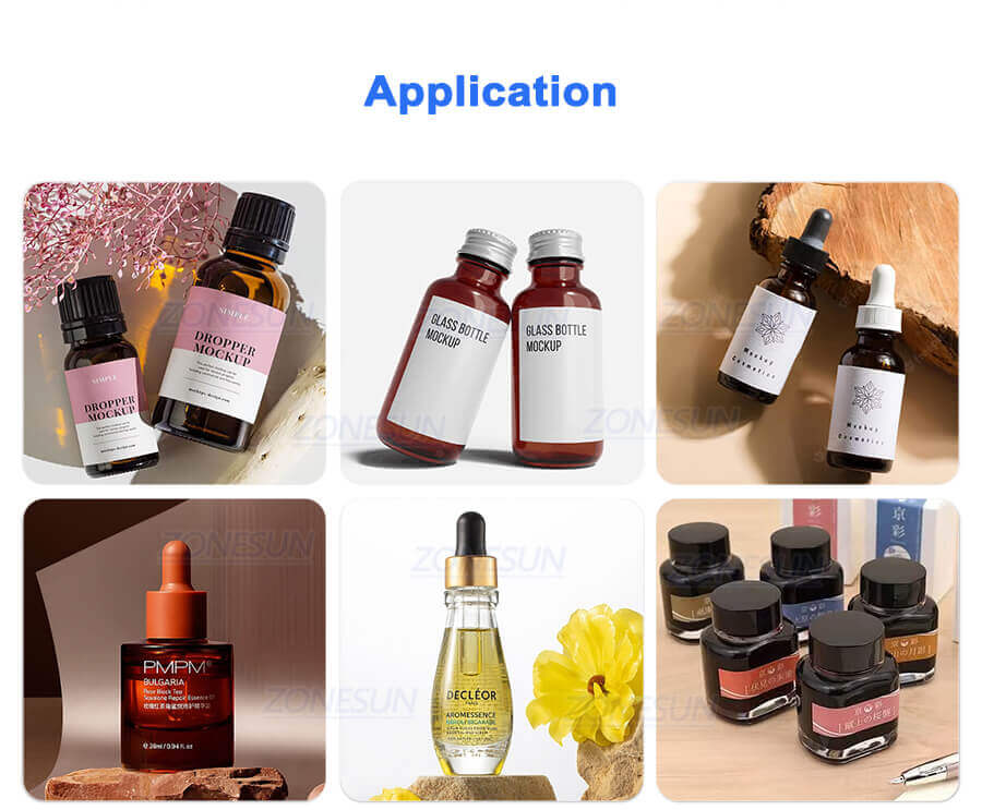 Essential Oil Filling Capping Machine-ZONESUN TECHNOLOGY LIMITED