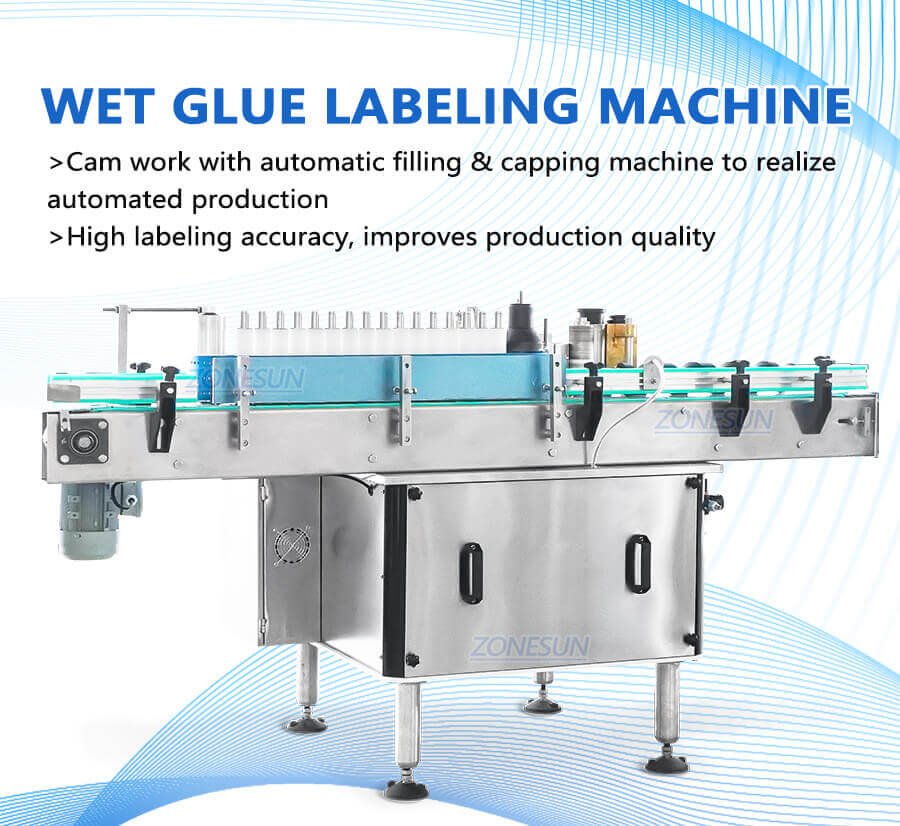Wet Glue Labeling Machine-ZONESUN TECHNOLOGY LIMITED