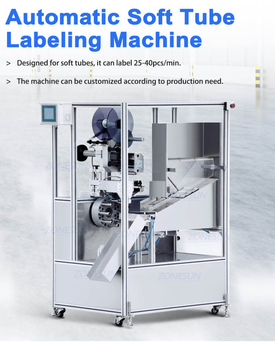 Soft Tube Labeling Machine-ZONESUN TECHNOLOGY LIMITED