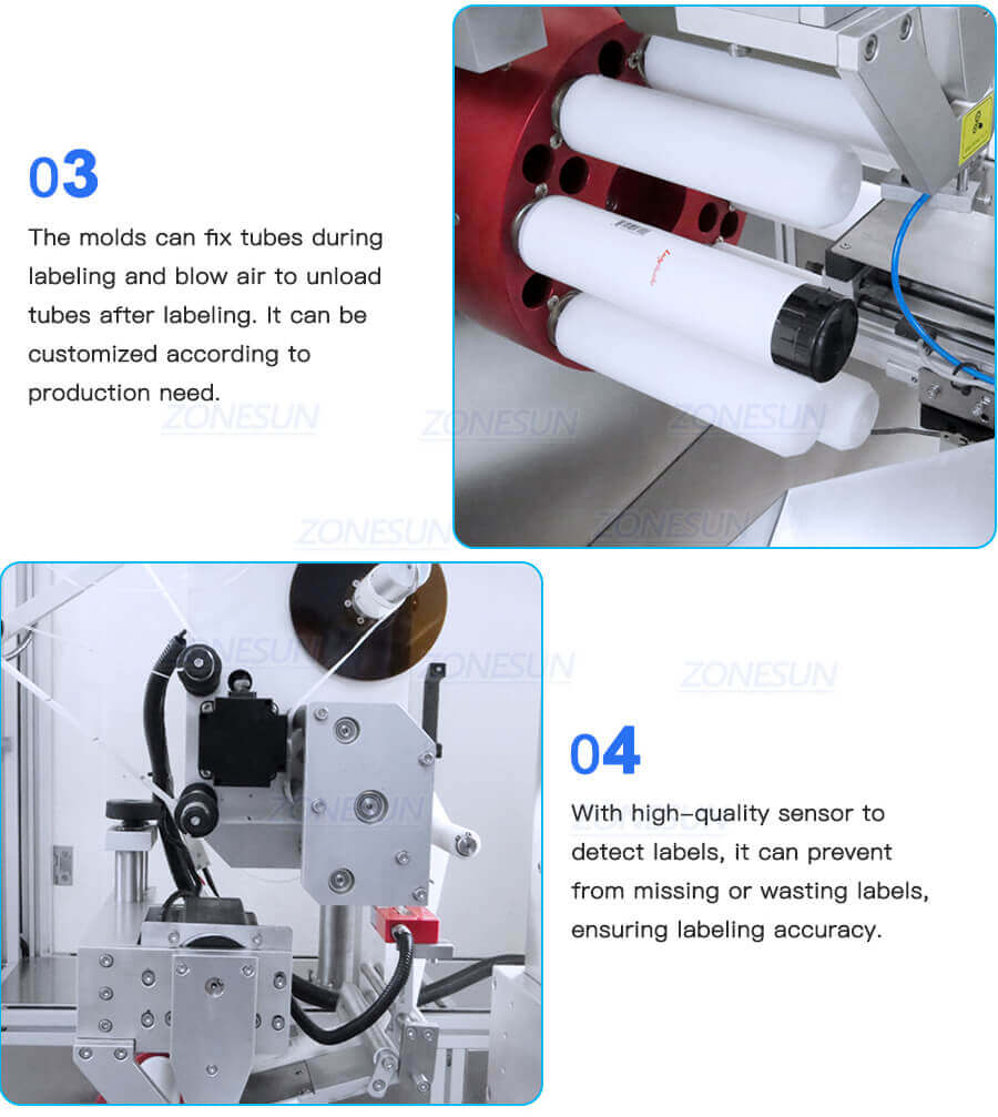 Soft Tube Labeling Machine-ZONESUN TECHNOLOGY LIMITED