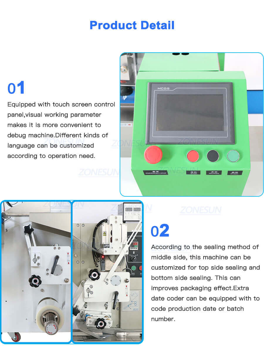 Pillow Packing Machine-ZONESUN TECHNOLOGY LIMITED