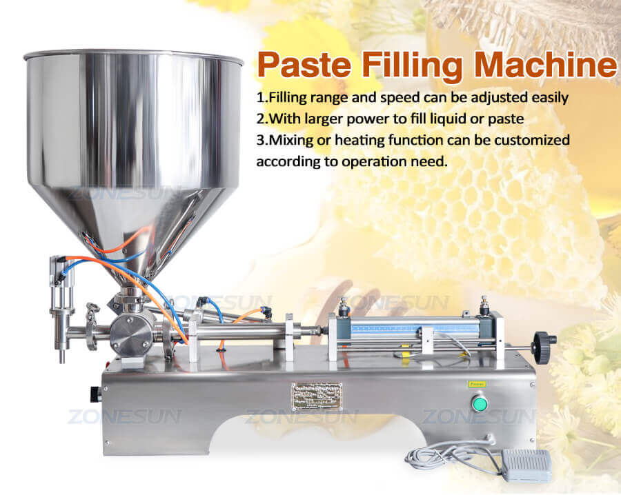 Horizontal Paste Filling Machine-ZONESUN TECHNOLOGY LIMITED