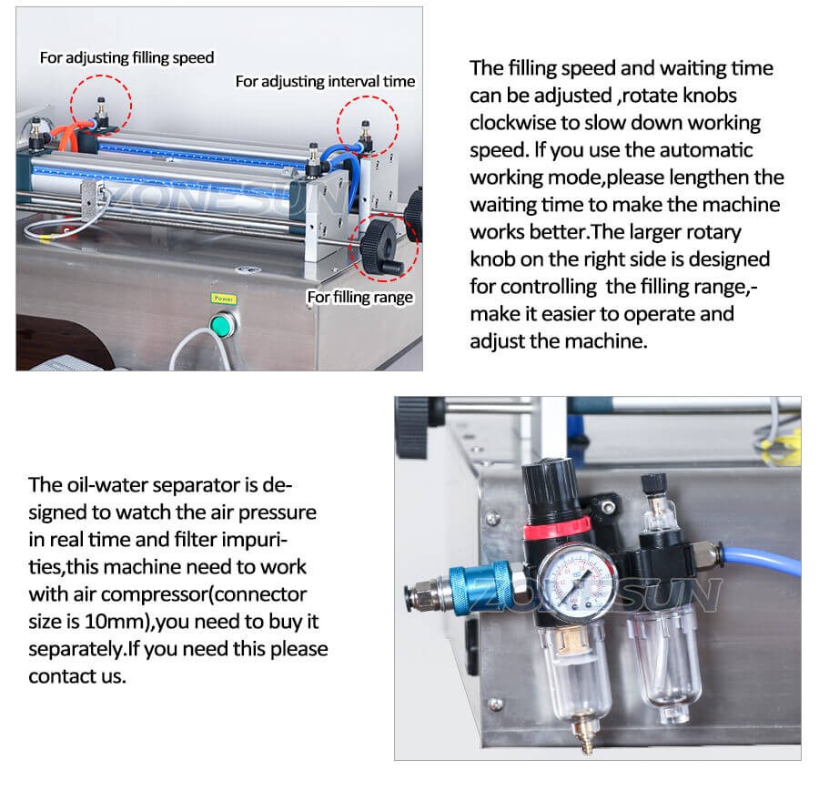Horizontal Paste Filling Machine-ZONESUN TECHNOLOGY LIMITED