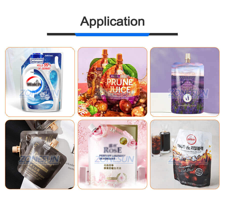 Spout Pouch Filling Machine-ZONESUN TECHNOLOGY LIMITED