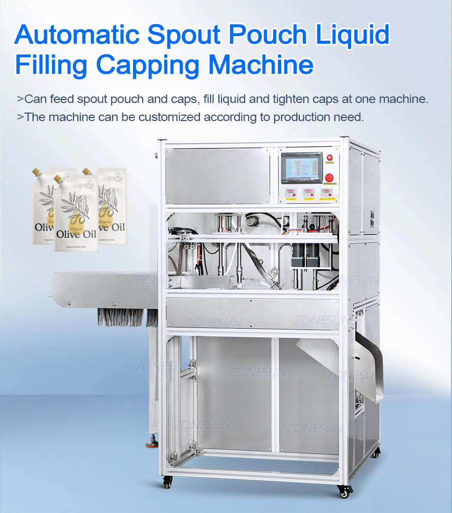Spout Pouch Filling Machine-ZONESUN TECHNOLOGY LIMITED