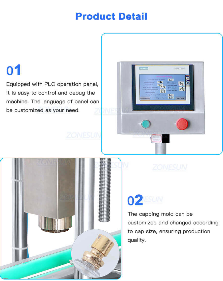 Perfume Bottle Crimping Machine-ZONESUN TECHNOLOGY LIMITED