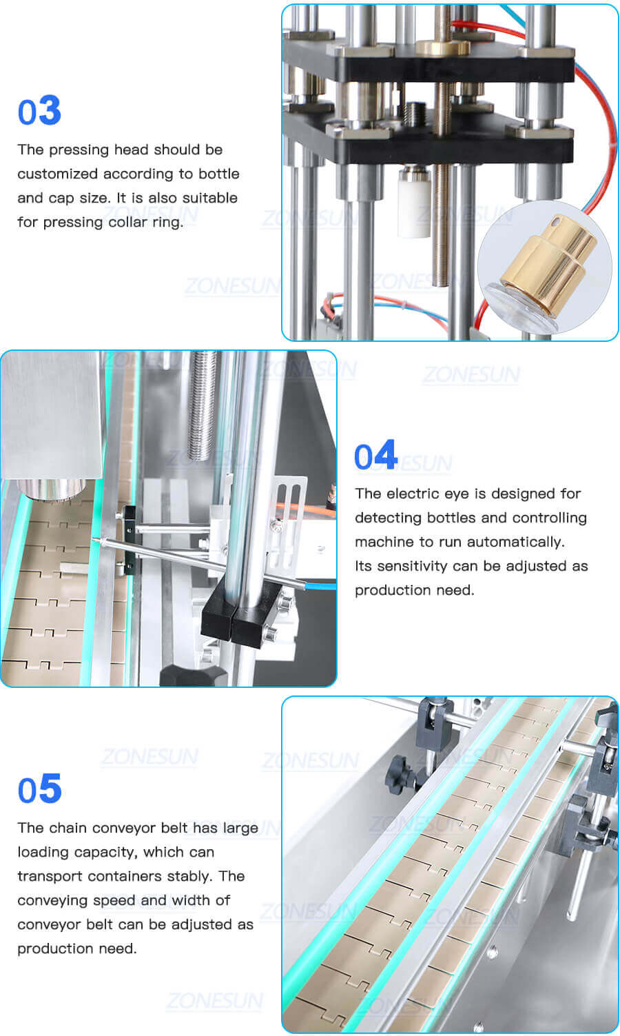 Perfume Bottle Crimping Machine-ZONESUN TECHNOLOGY LIMITED