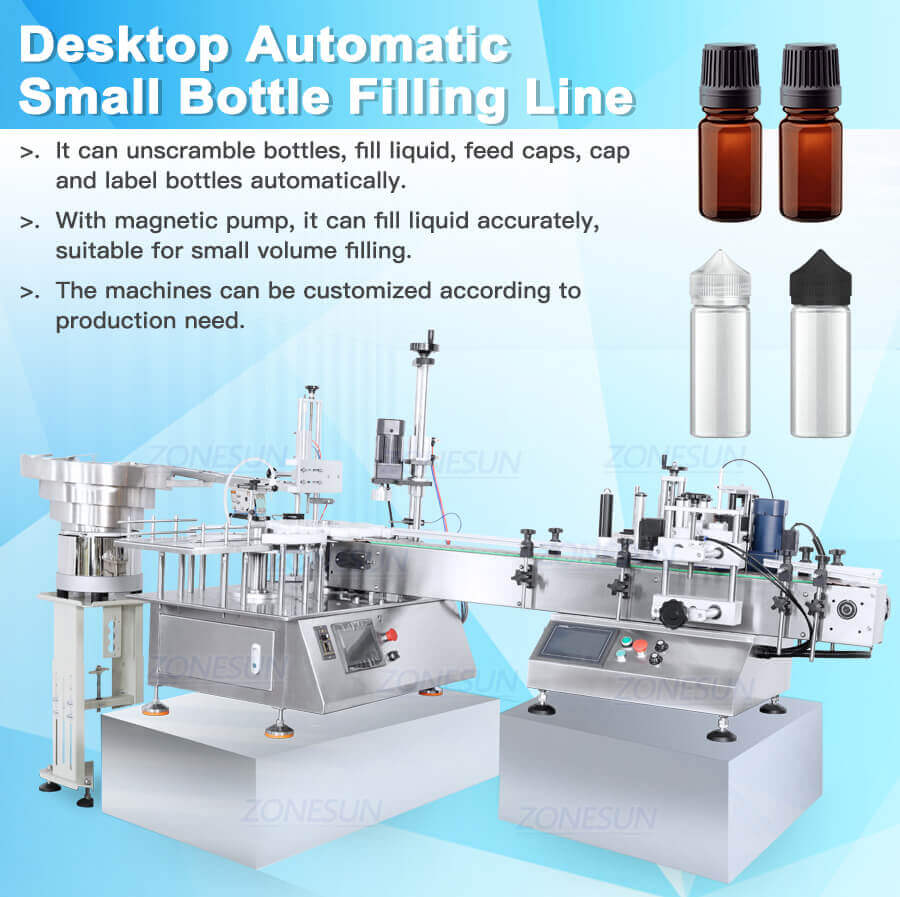 Desktop Filling Line-ZONESUN TECHNOLOGY LIMITED
