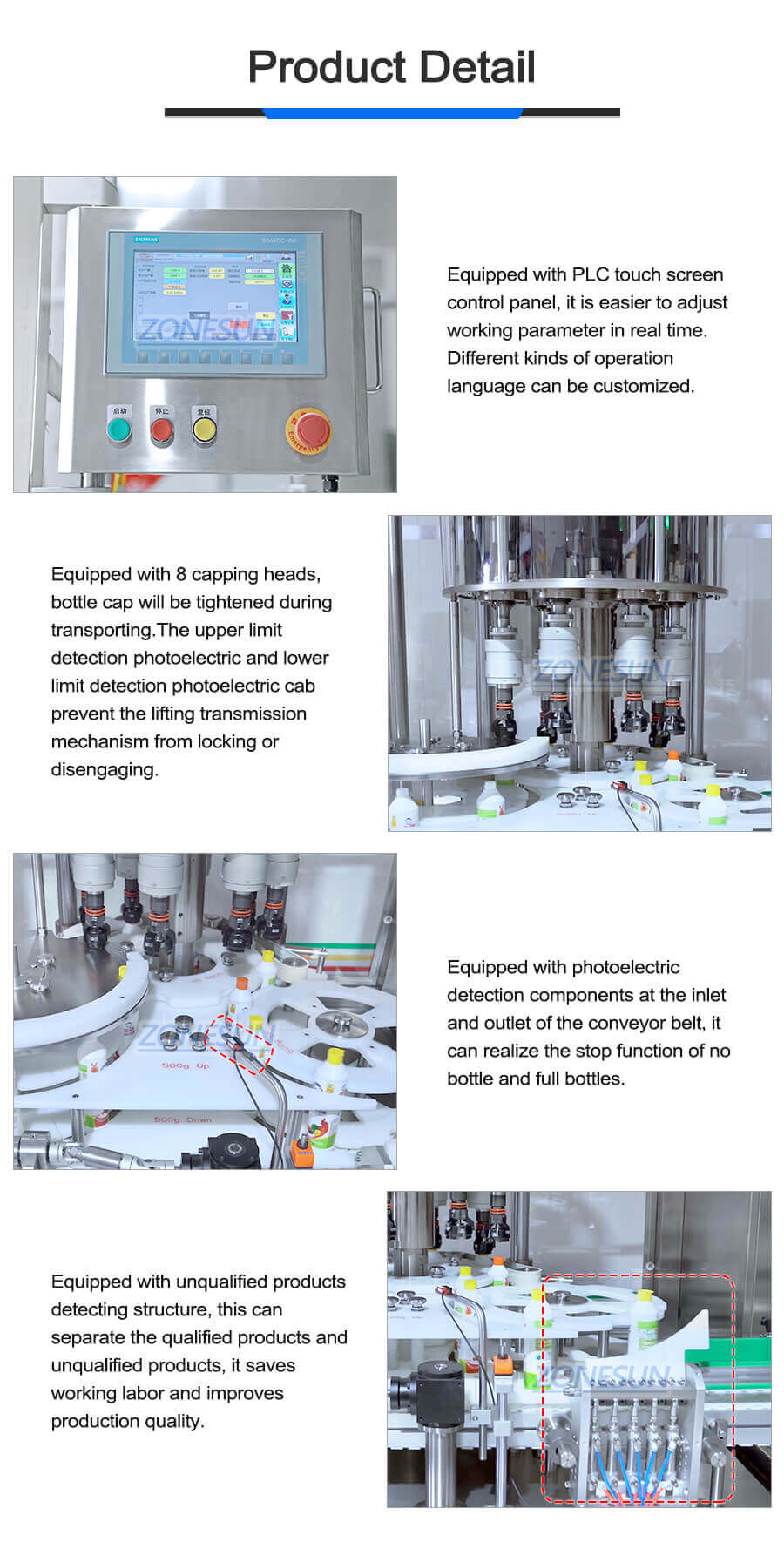 High Speed Capping Machine-ZONESUN TECHNOLOGY LIMITED