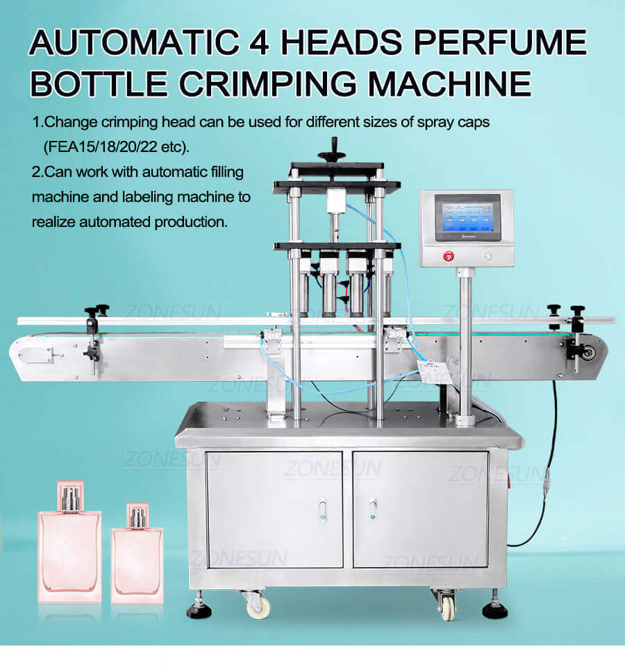 Perfume Bottles Crimping Machine-ZONESUN TECHNOLOGY LIMITED