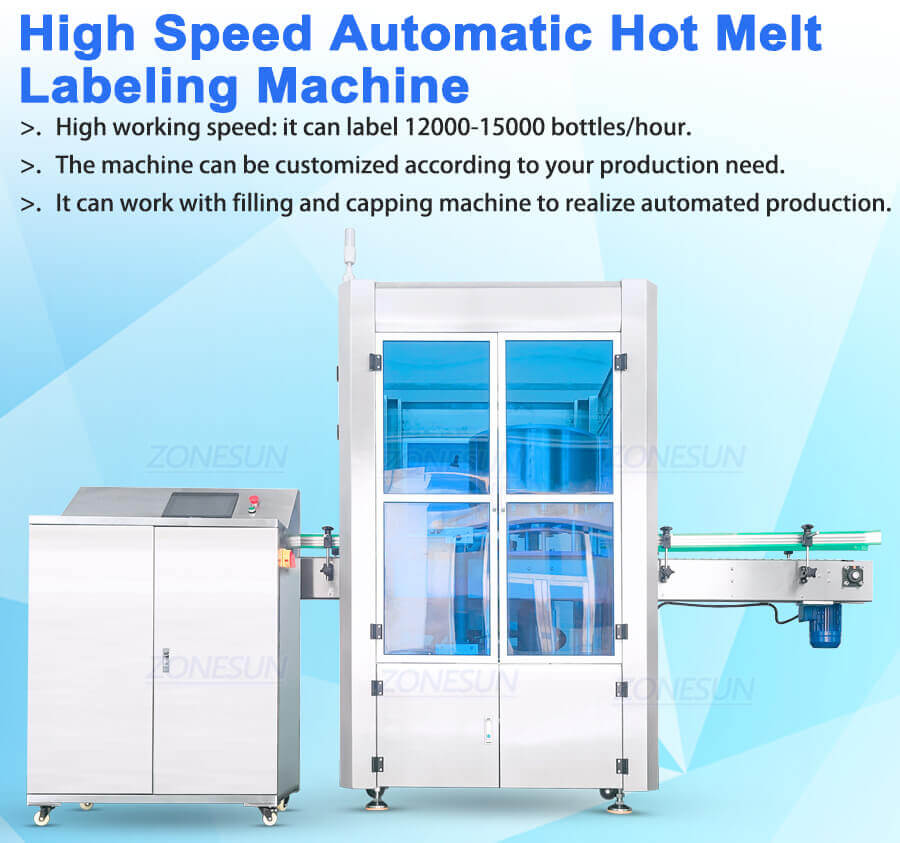 Hot Melt Glue Labeling Machine-ZONESUN TECHNOLOGY LIMITED