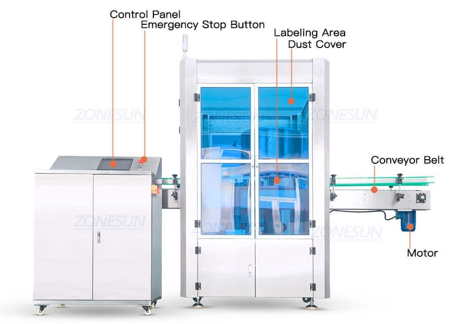 Hot Melt Glue Labeling Machine-ZONESUN TECHNOLOGY LIMITED