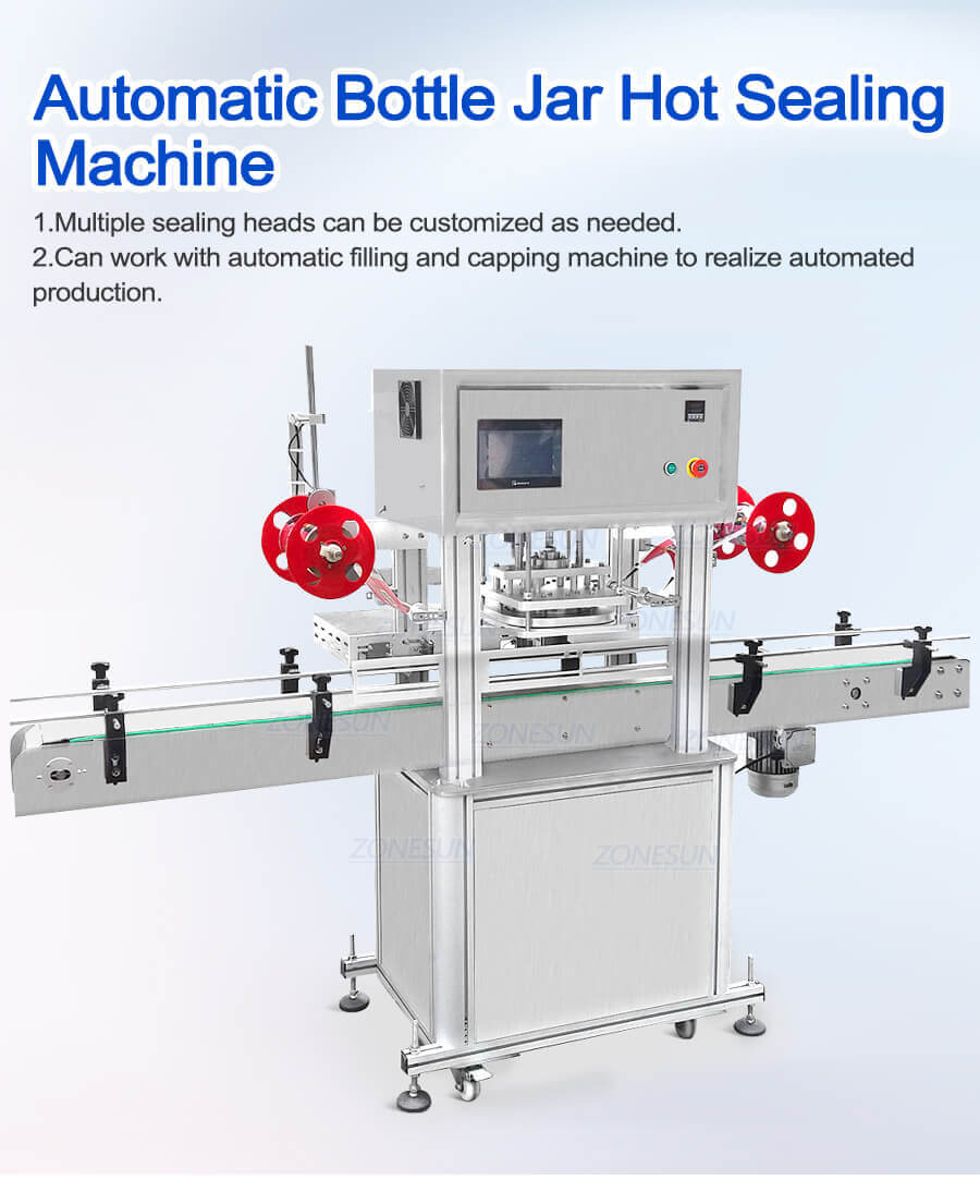 Aluminum Foil Film Roll Heat Press Sealing Machine-ZONESUN TECHNOLOGY LIMITED