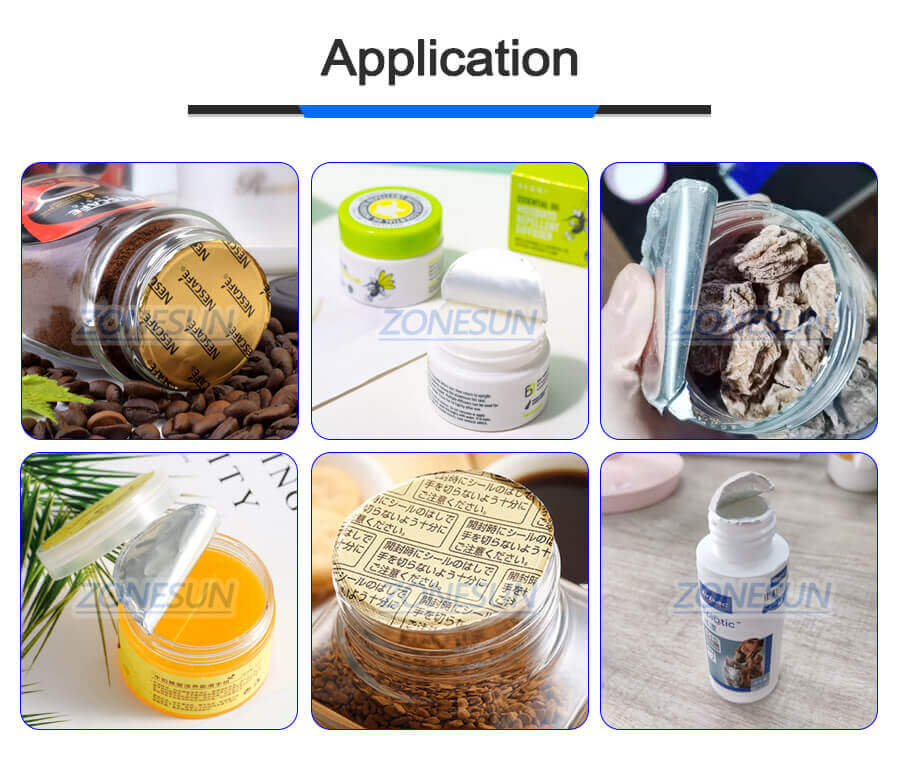 Aluminum Foil Film Roll Heat Press Sealing Machine-ZONESUN TECHNOLOGY LIMITED