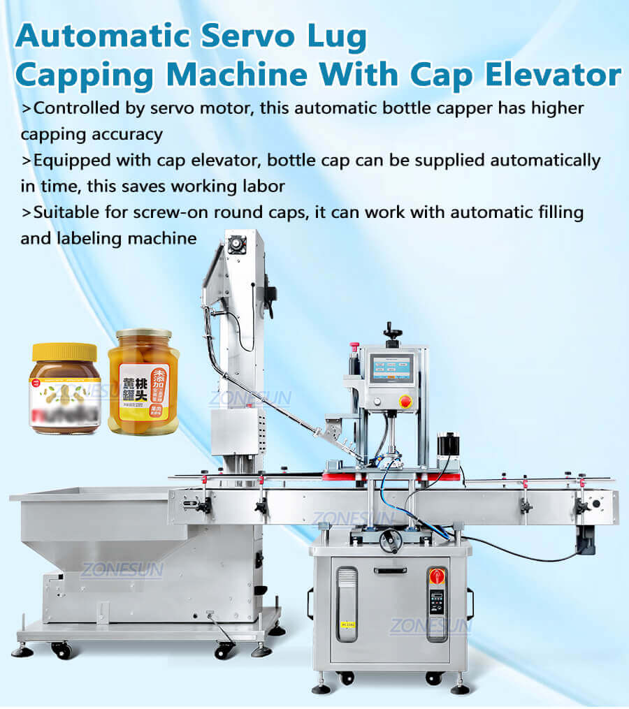 Lug Cap Capping Machine-ZONESUN TECHNOLOGY LIMITED