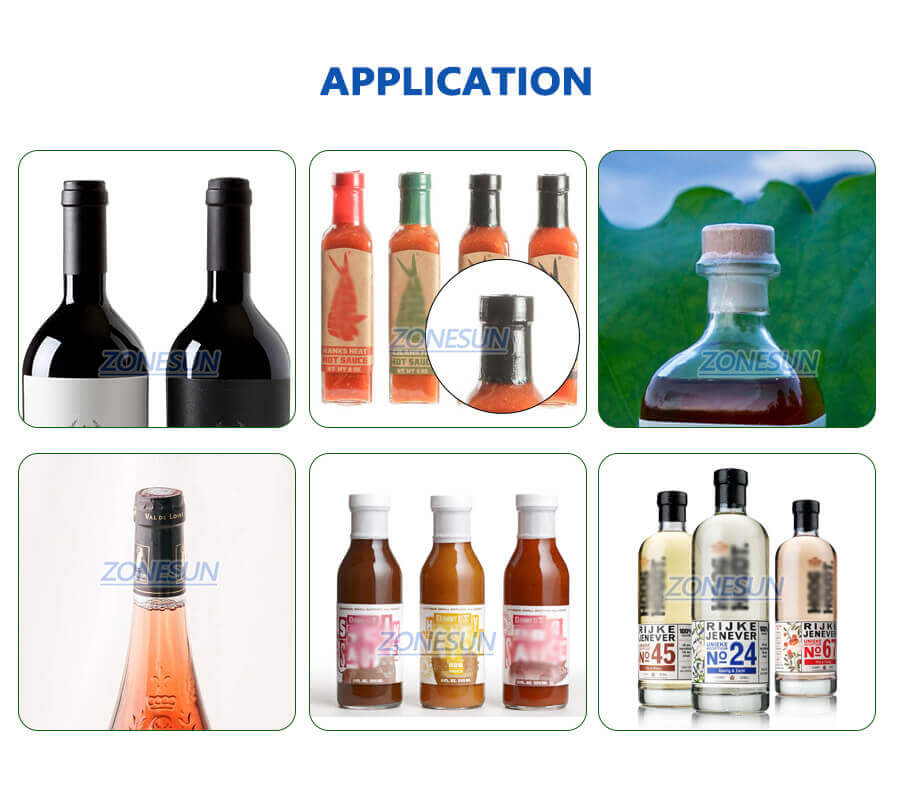 Bottle Cap Sleeve Shrinking Machine-ZONESUN TECHNOLOGY LIMITED