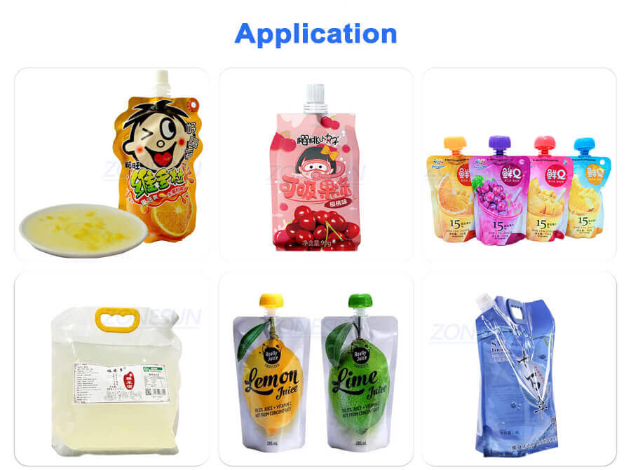 Spout Pouch Filling Capping Machine-ZONESUN TECHNOLOGY LIMITED