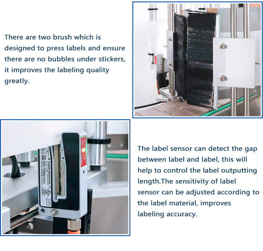 Flat Bottle Labeling Machine-ZONESUN TECHNOLOGY LIMITED